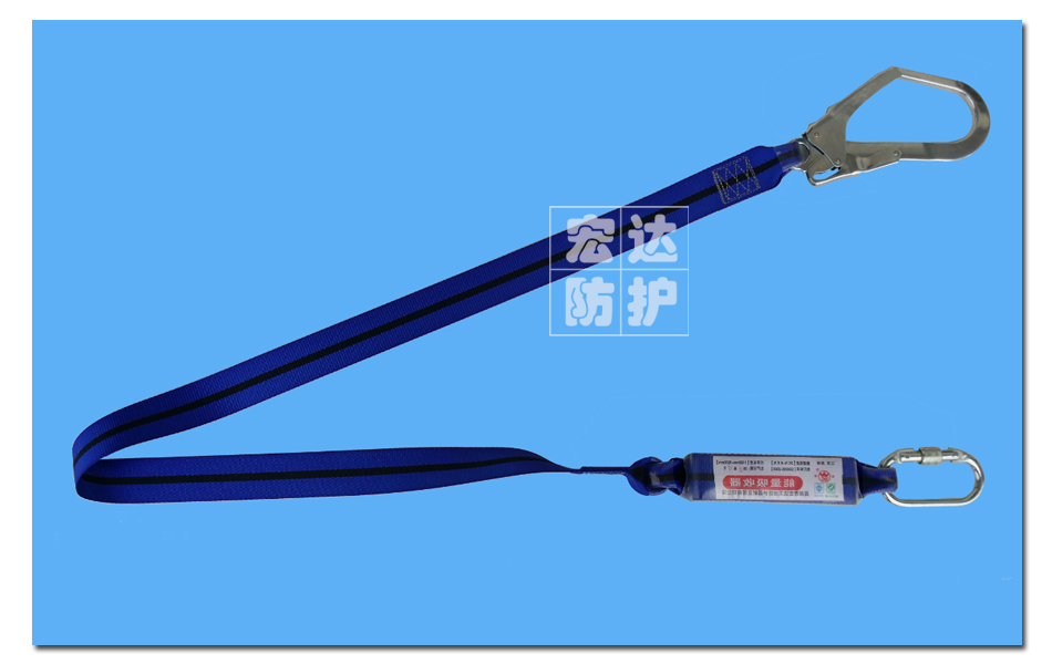 单扁带单大钩缓冲系带-2