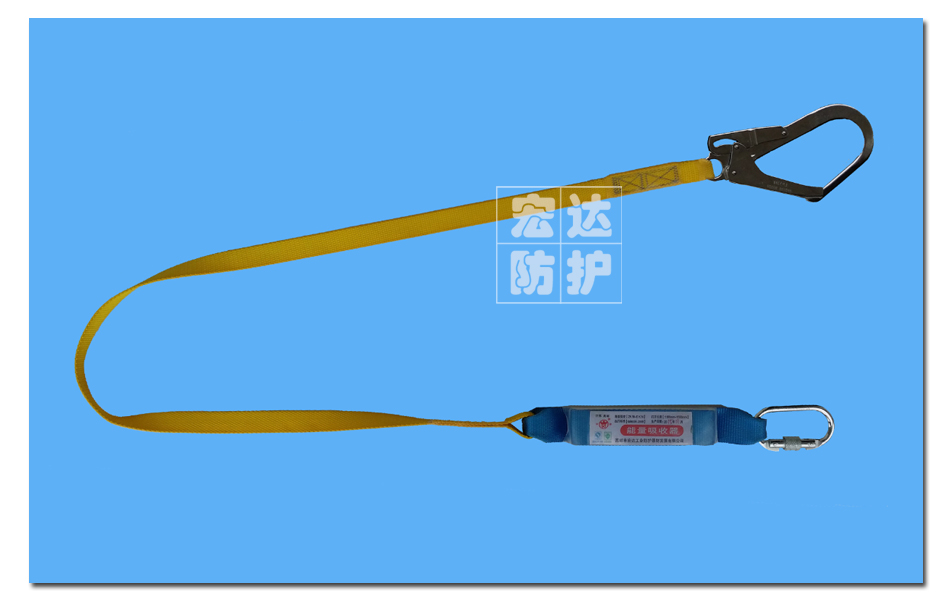 单扁带单大钩缓冲系带-3